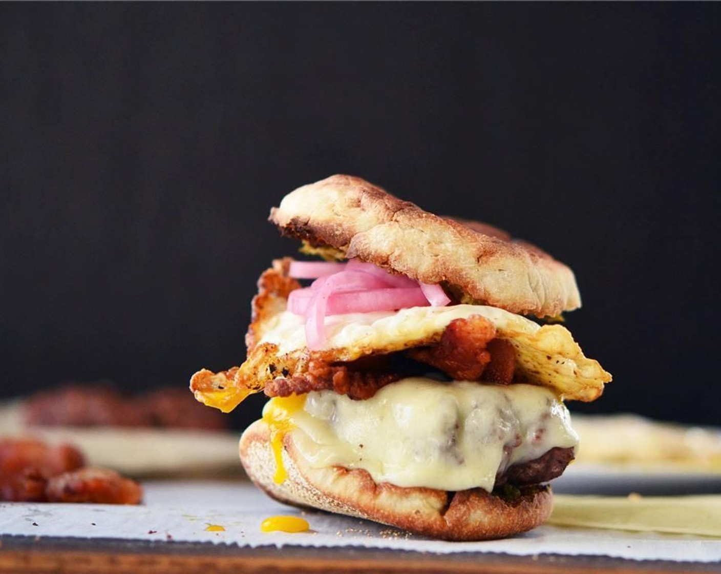 Pesto Breakfast Burger